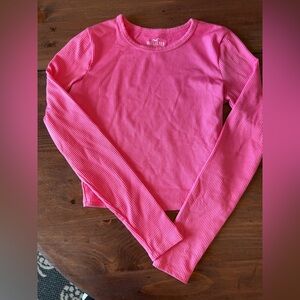 Hollister Bright Pink Long Sleeve Top